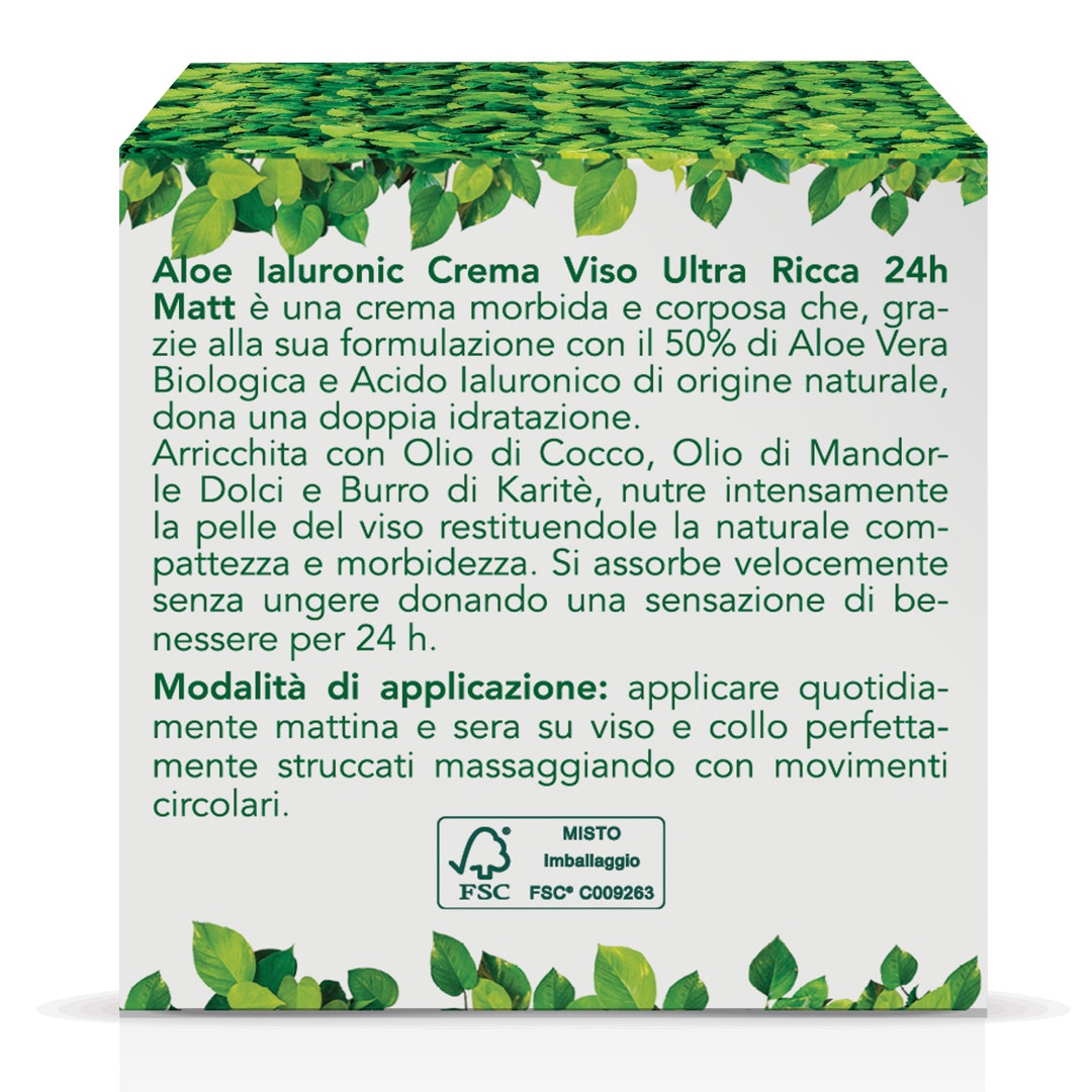 Forsan Aloe Ialuronic Crema Viso Ultra Ricca 50ml