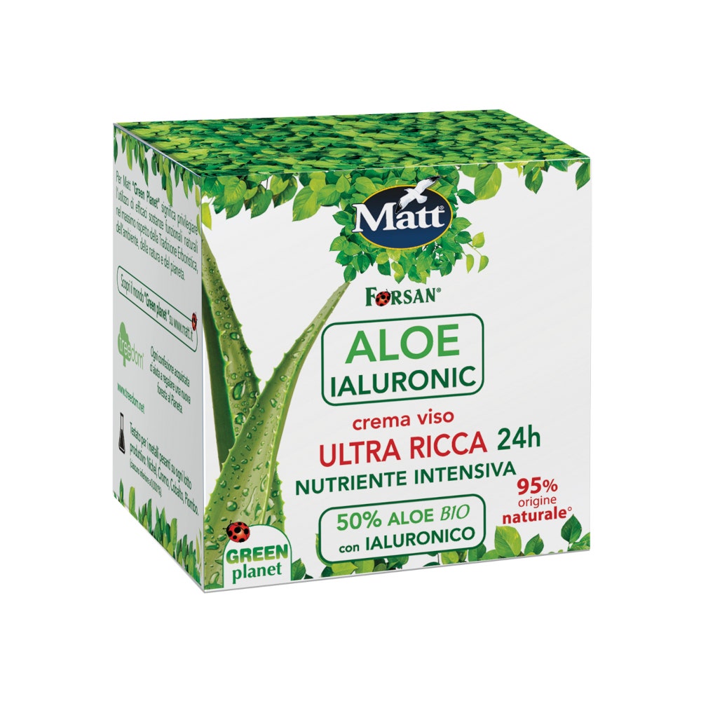 Forsan Aloe Ialuronic Crema Viso Ultra Ricca 50ml