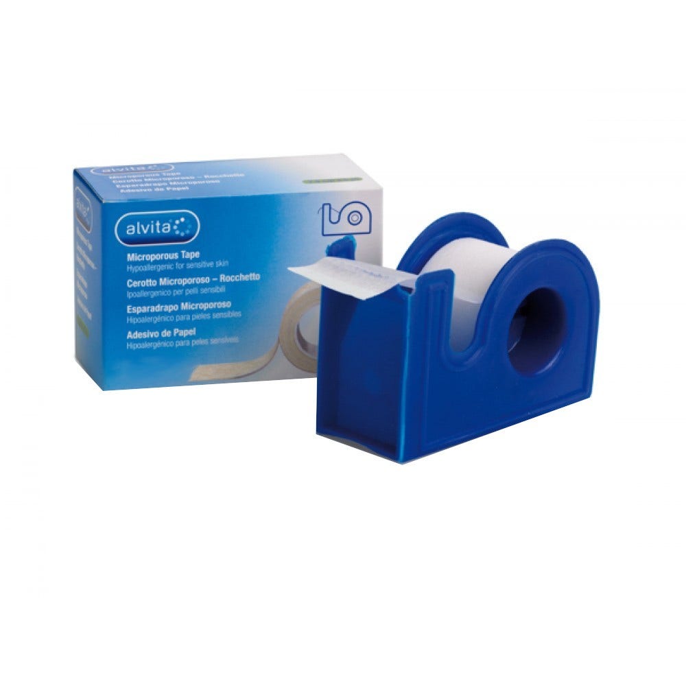 Bobina Parche Microporoso Alvita1,25cmX5m-1