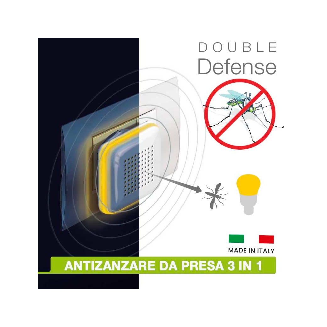 Colpharma Double Defense Home Antizanzare Elettrico Da Presa