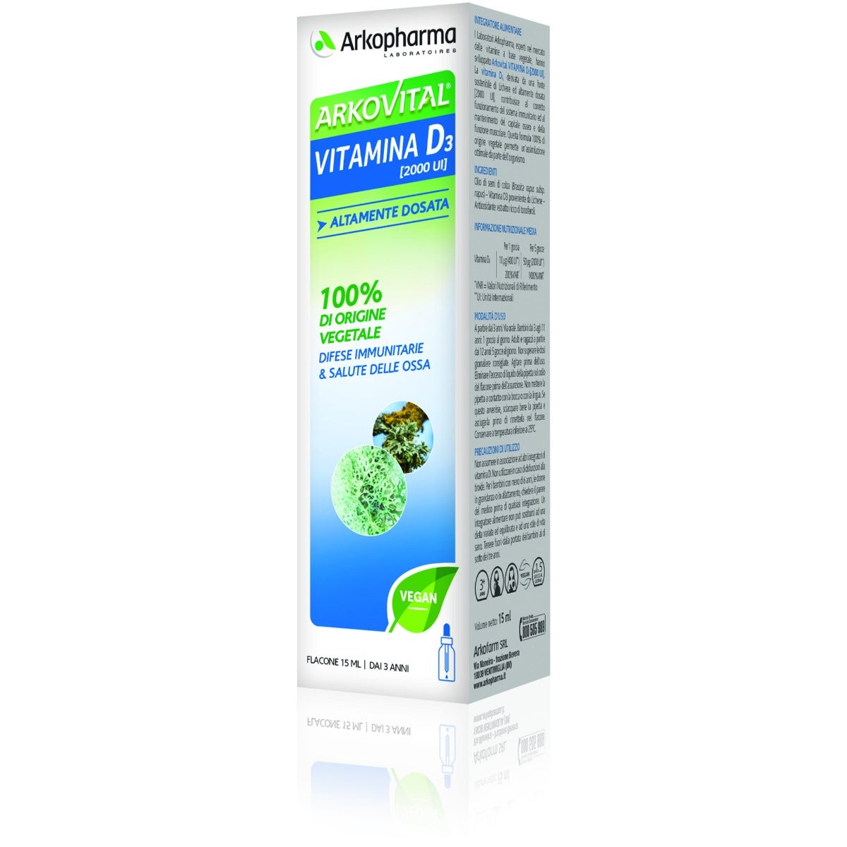 Arkopharma Arkovital Vitamina D3 2000 UI 15 ml