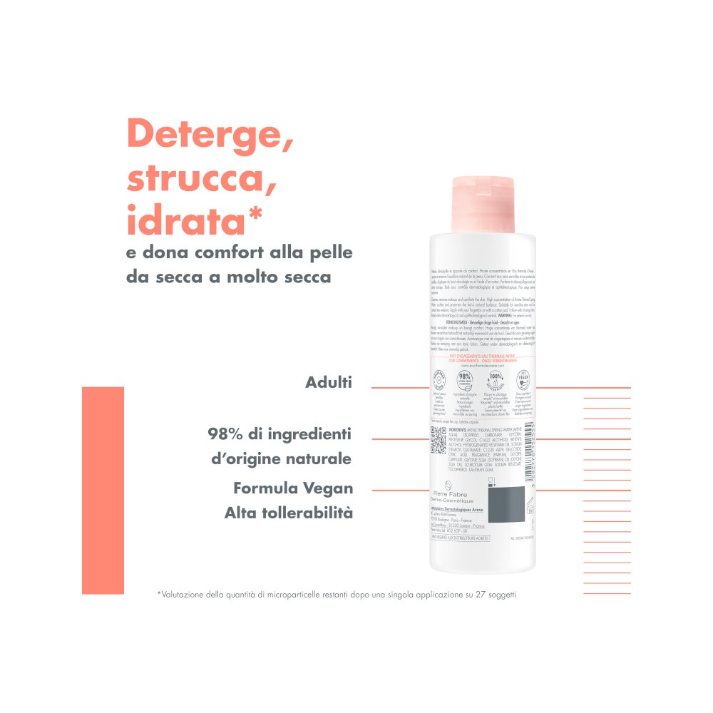 Eau Thermale Avène Les Essentiels Latte Detergente Pelle Sensibile/Secca 200ml