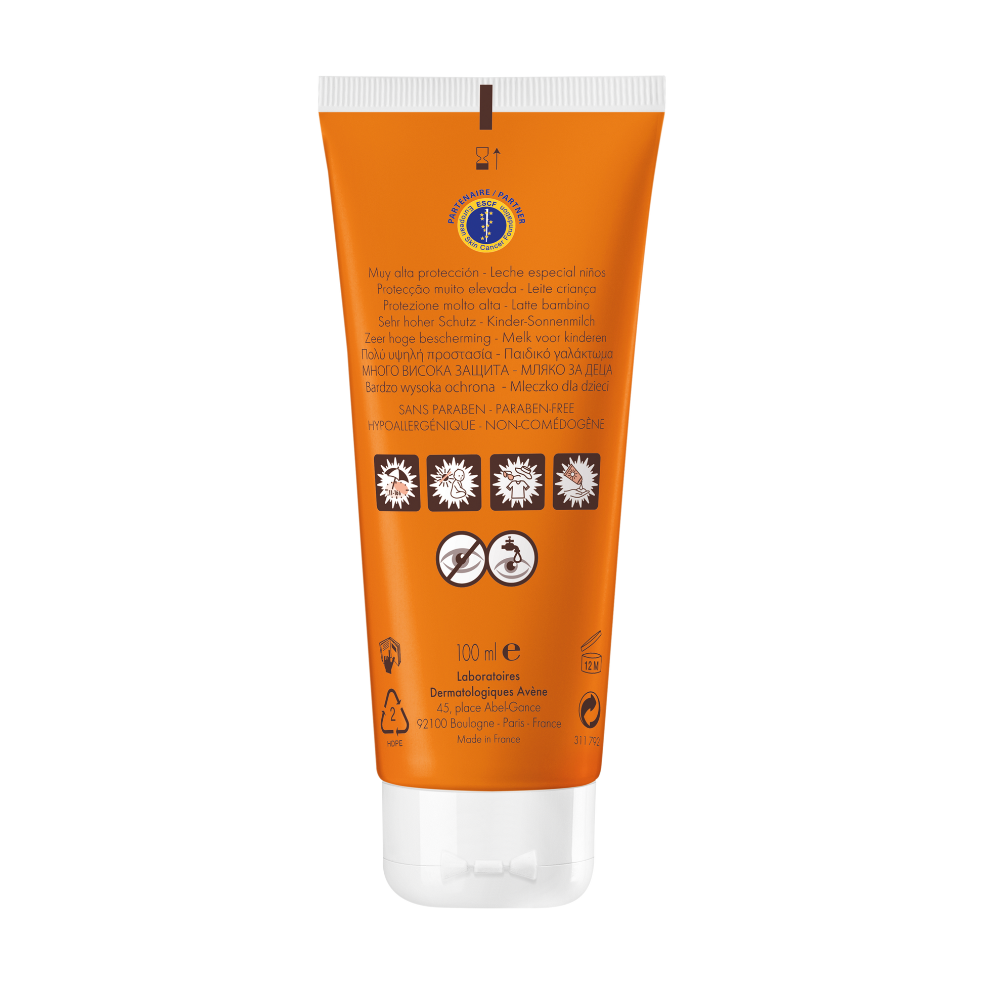 Eau Thermale Avene Bebé Leche Protectora SPF50 + 100 ml-5