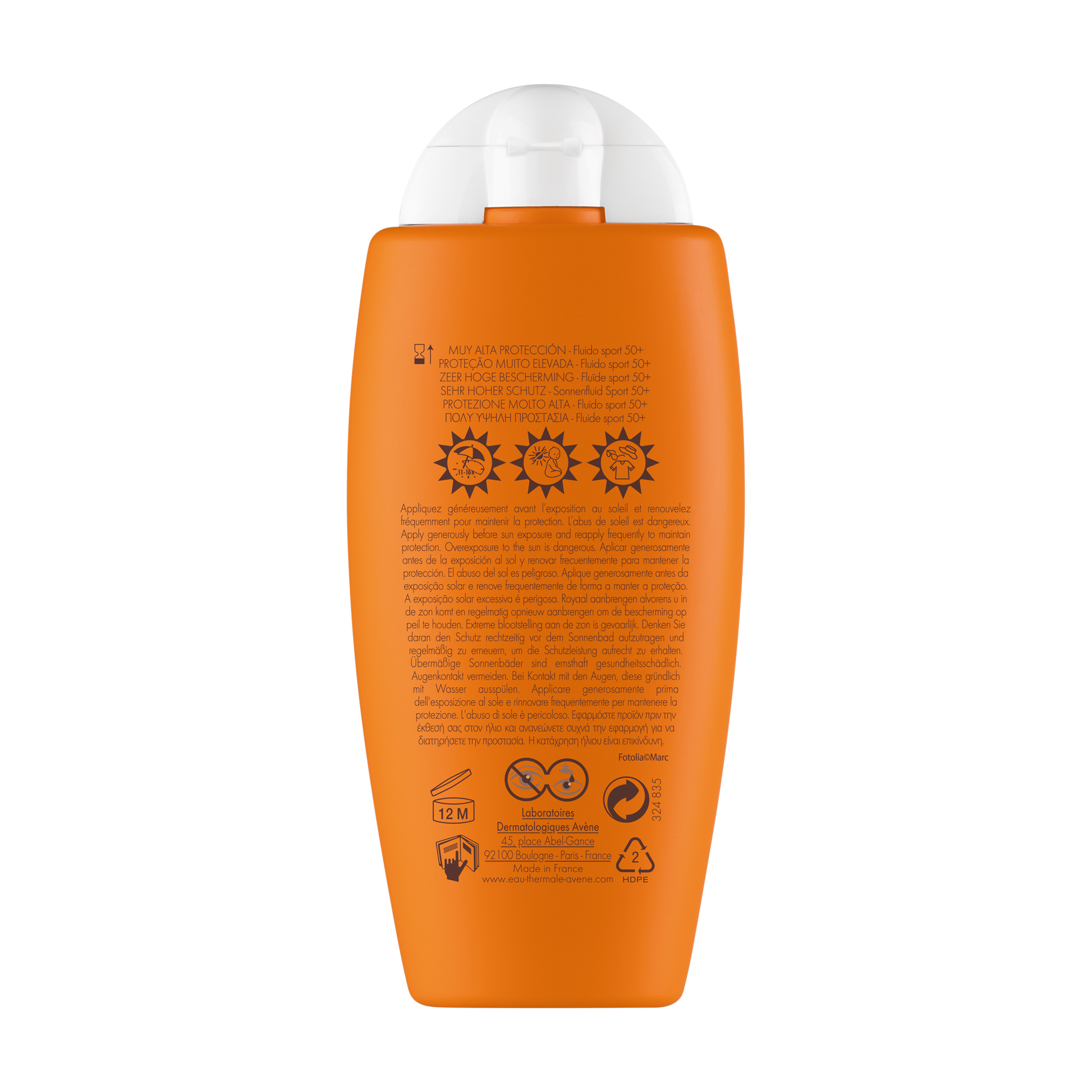 Eau Thermale Avene Fluido Deportivo Muy Alto Protector Solar SPF 50+ 100ml-4
