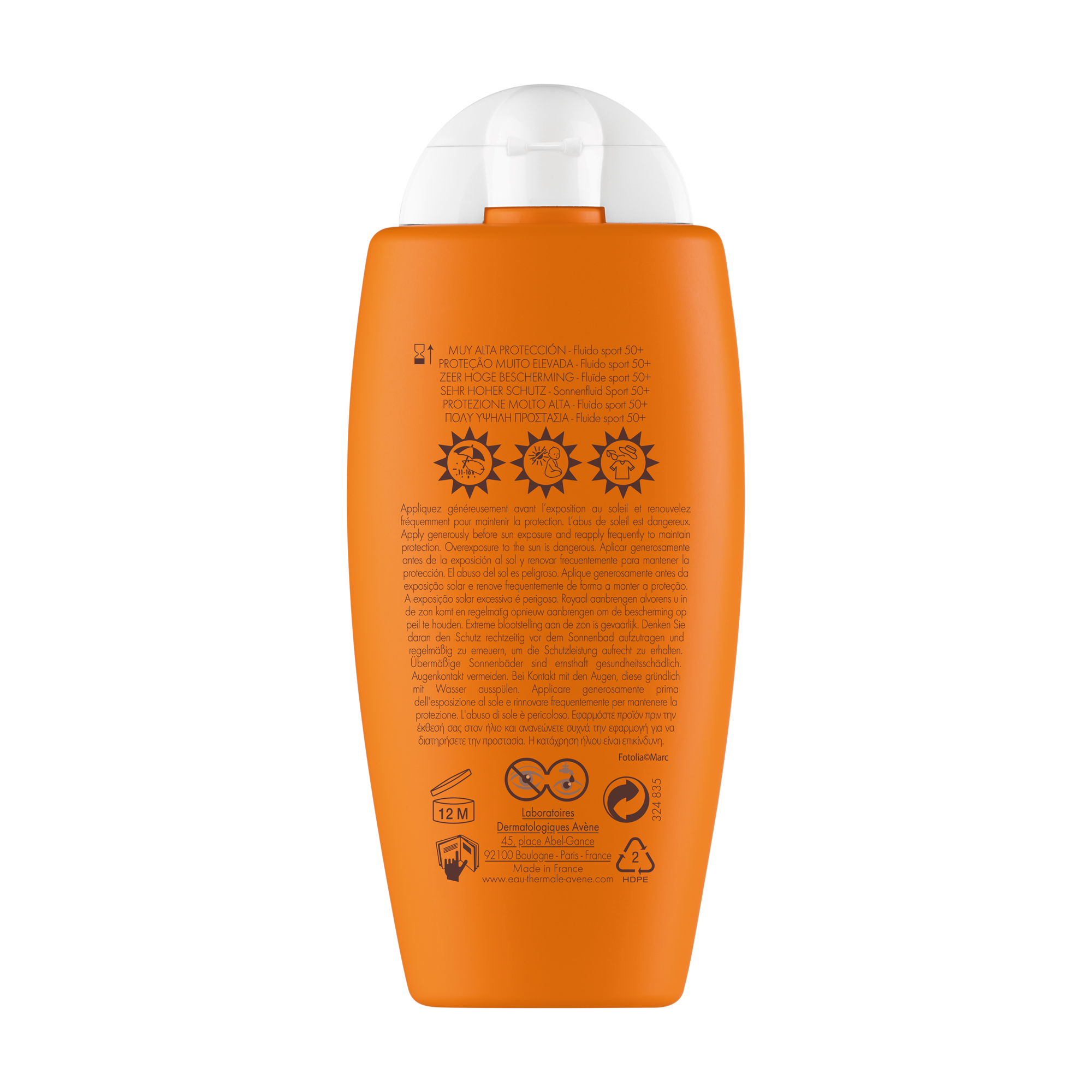 Eau Thermale Avene Fluido Deportivo Muy Alto Protector Solar SPF 50+ 100ml-4