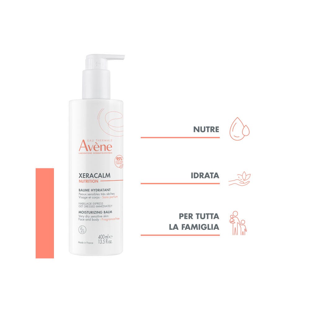 Eau Thermale Avène Xeracalm Nutrition Bálsamo Hidratante para Piel Muy Seca 400 ml