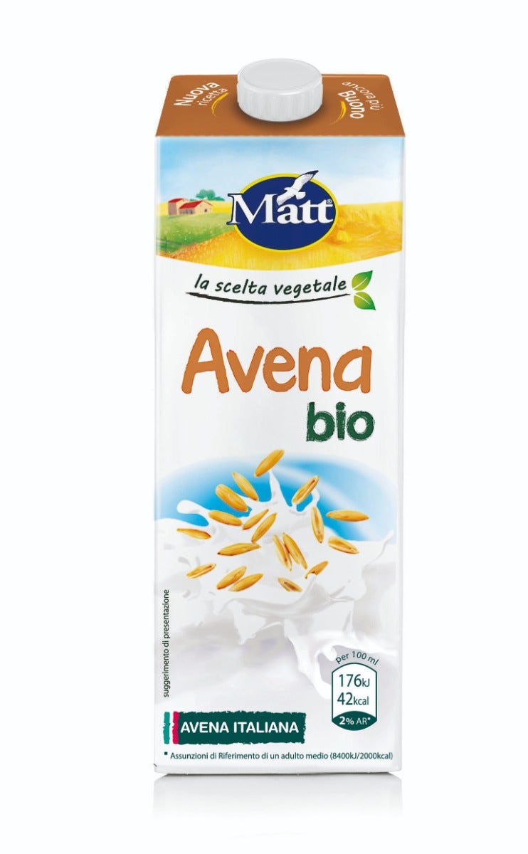 Matt Avena Bebida Vegetal Ecológica 1 Litro-2