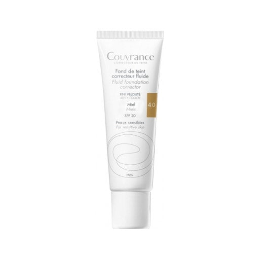 Avene Couvrance Base de Maquillaje Fluido Corrector 4.0 Miel 30ml-3