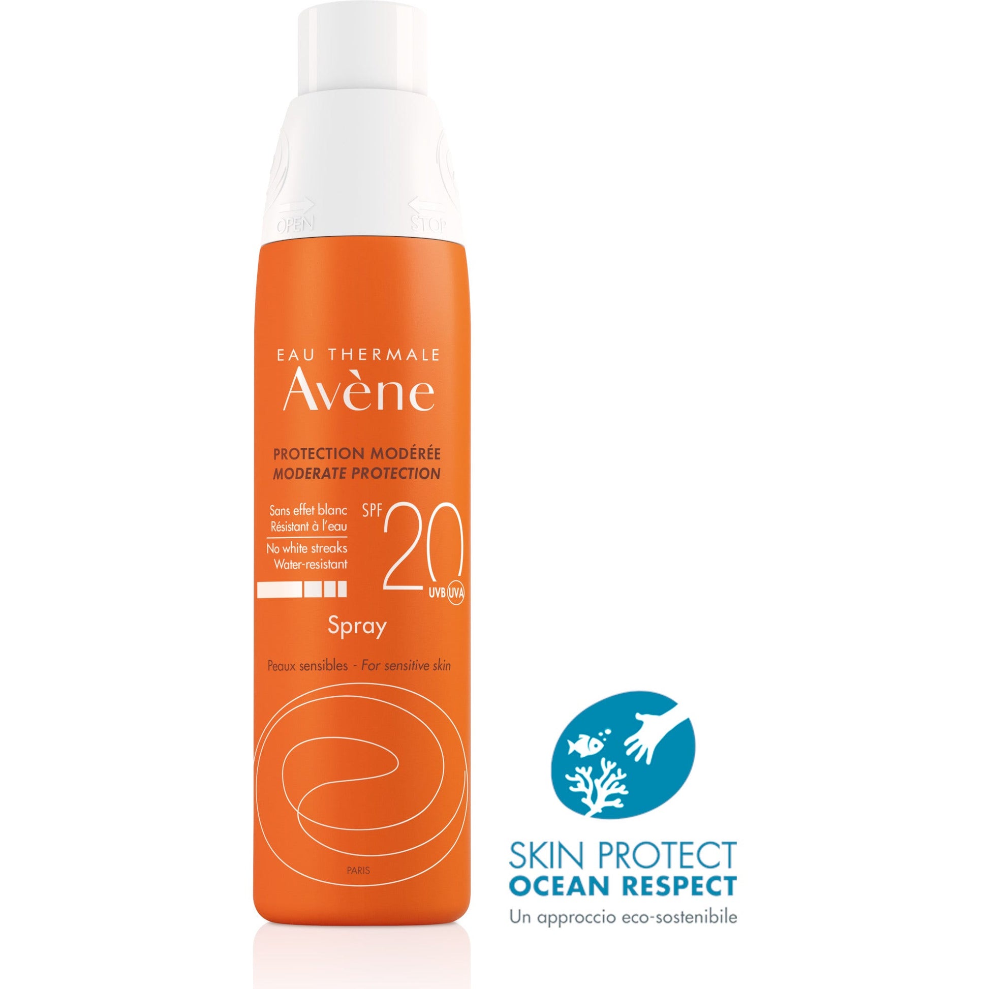 Eau Thermale Avene Spray Protección Solar SPF20 200ml-4