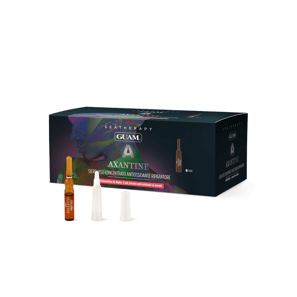 Guam Axantine Siero Viso Concentrato Antiossidante Riparatore 8 Flaconcini Da 2ml
