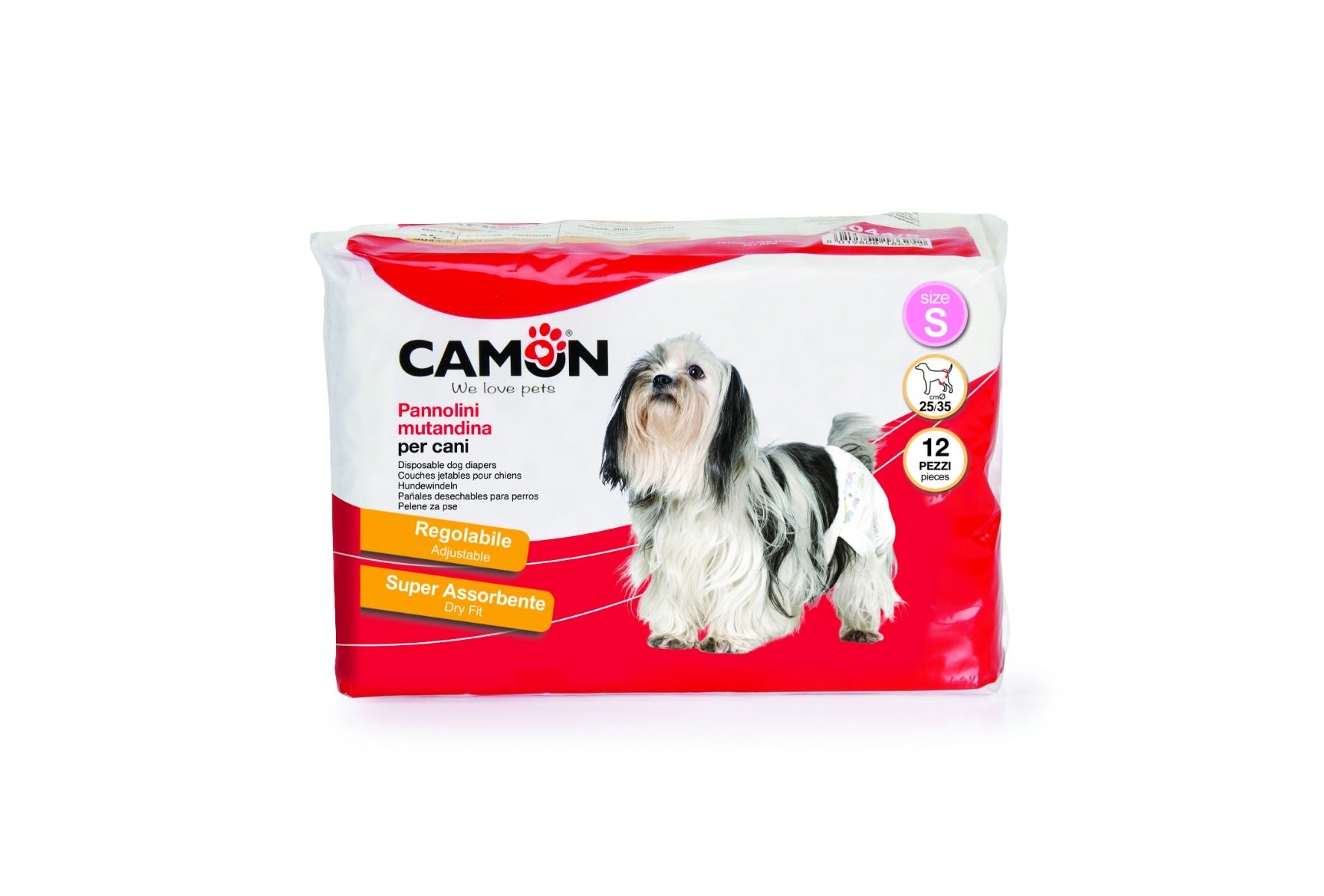 Camon Pañales Panty Perros Talla S-2
