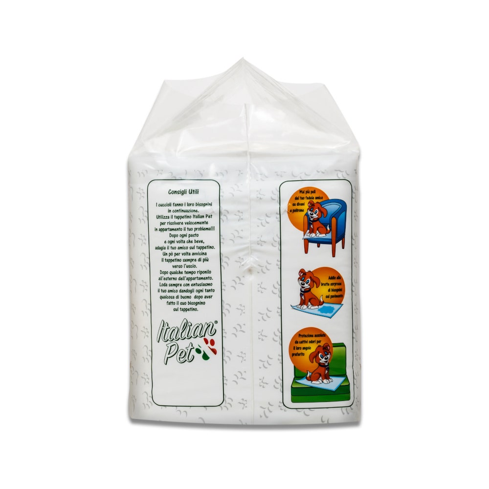 Italian Pet Tappetini Assorbenti Per Animali Domestici 60x60cm 30 Pezzi