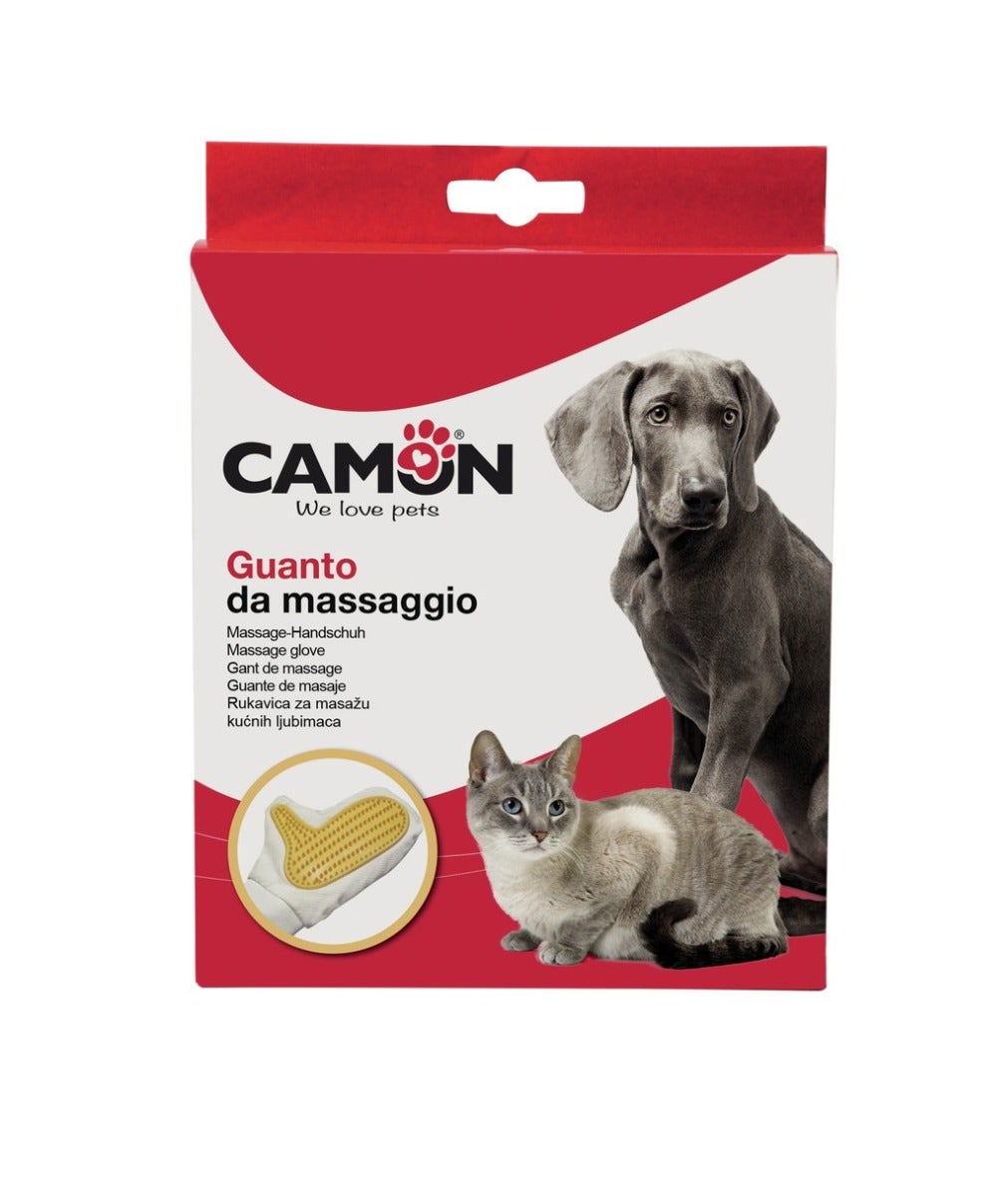 Camon Guante de Látex "Magic" para Masaje de Perros/Gatos-1