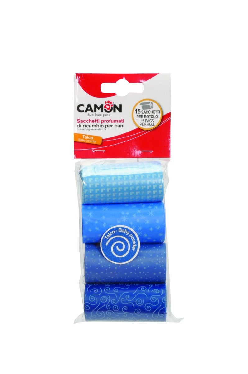 Camon Sacchetti Igienici Colorati Profumati Al Talco 4x15 Pezzi