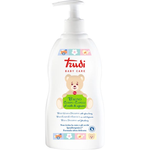 Trudi Baby Care Baño Cuerpo / Cabello 500ml-2