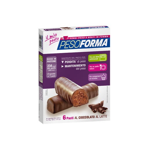 Pesoforma Barritas Chocolate con Leche 12 Piezas-2