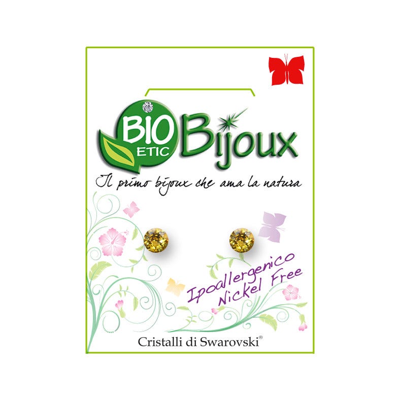 Biobijoux Pendiente Xilion 6,2mm Topacio 1 Par-2