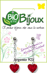 Bioetic Bijoux Love Siam Corazón Colgante 1 Par-1