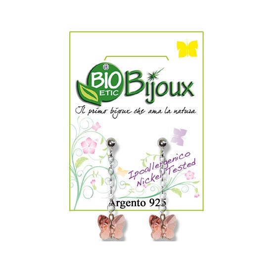 Pendientes Colgante Mariposa Plata Bioetic Bijoux-1