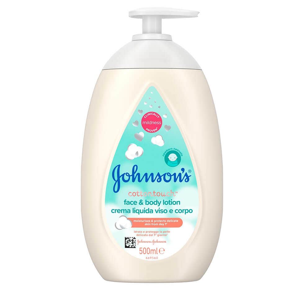 Johnson's Baby Cottontouch Crema Líquida Rostro Y Cuerpo 500ml-1