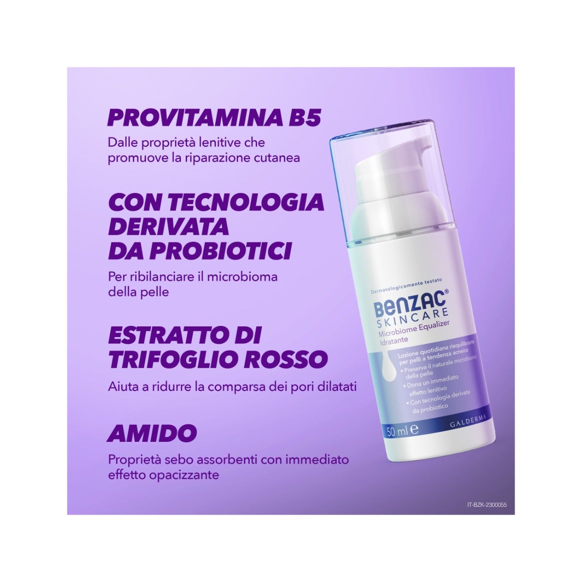 Benzac Skincare Microbiome Equalizer Loción Facial Hidratante Piel Acnéica 50ml-13