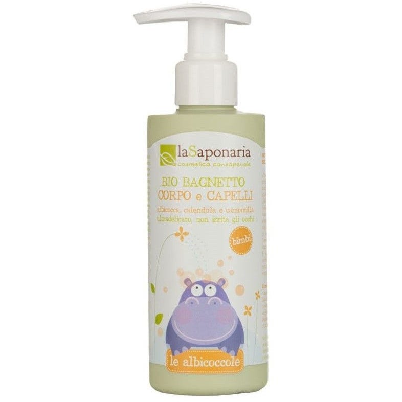 La Saponaria Bio Le Apricoccole Baño Corporal / Capilar Sin Lágrimas 200ml-1