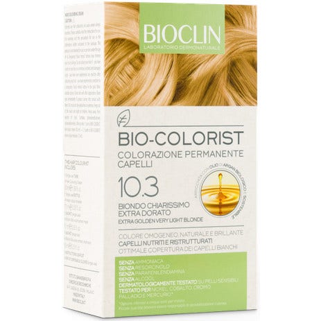 Bioclin Bio Colorist Coloración Permanente 10.3 Rubio Extra Claro Dorado-2