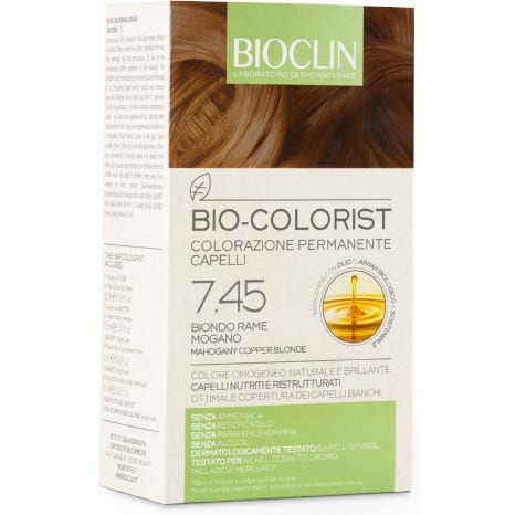 Bioclin Bio Colorist Coloración Permanente 7.45 Rubio Caoba Cobre-2