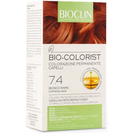 Bioclin Bio Colorist Coloración Permanente 7.4 Rubio Cobre-2