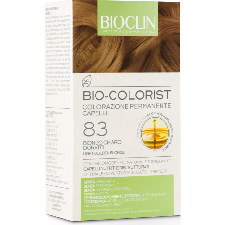 Bioclin Bio Colorist Coloración Permanente 8.3 Rubio Claro Dorado-2