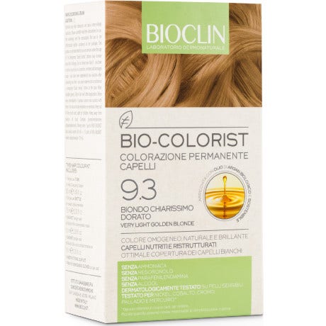 Bioclin Bio Colorist Coloración Permanente 9.3 Rubio Muy Claro Dorado-2