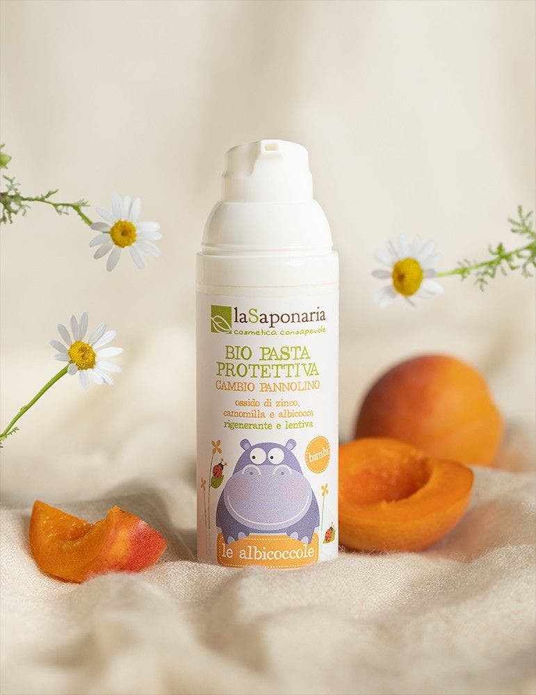 La Saponaria Bio Le Apricoccole Pasta Cambiante Protectora 75ml-2