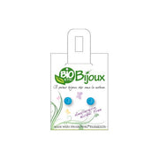 Pendiente Bioetic Xilion 6,2mm Azul-1