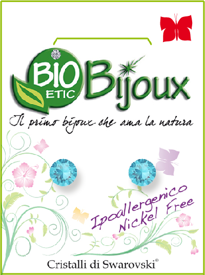 Bio Bijioux Pendiente Xirius 3,3mm Aguamarina-1