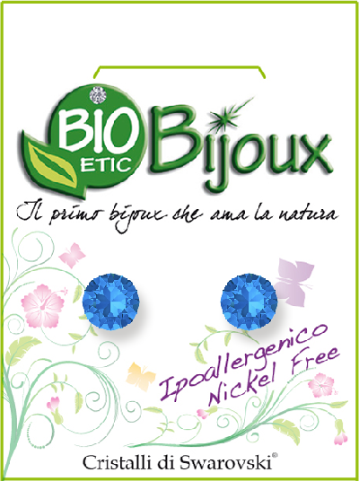 Pendiente Biobijoux Xirius 7.15mm Zafiro-1
