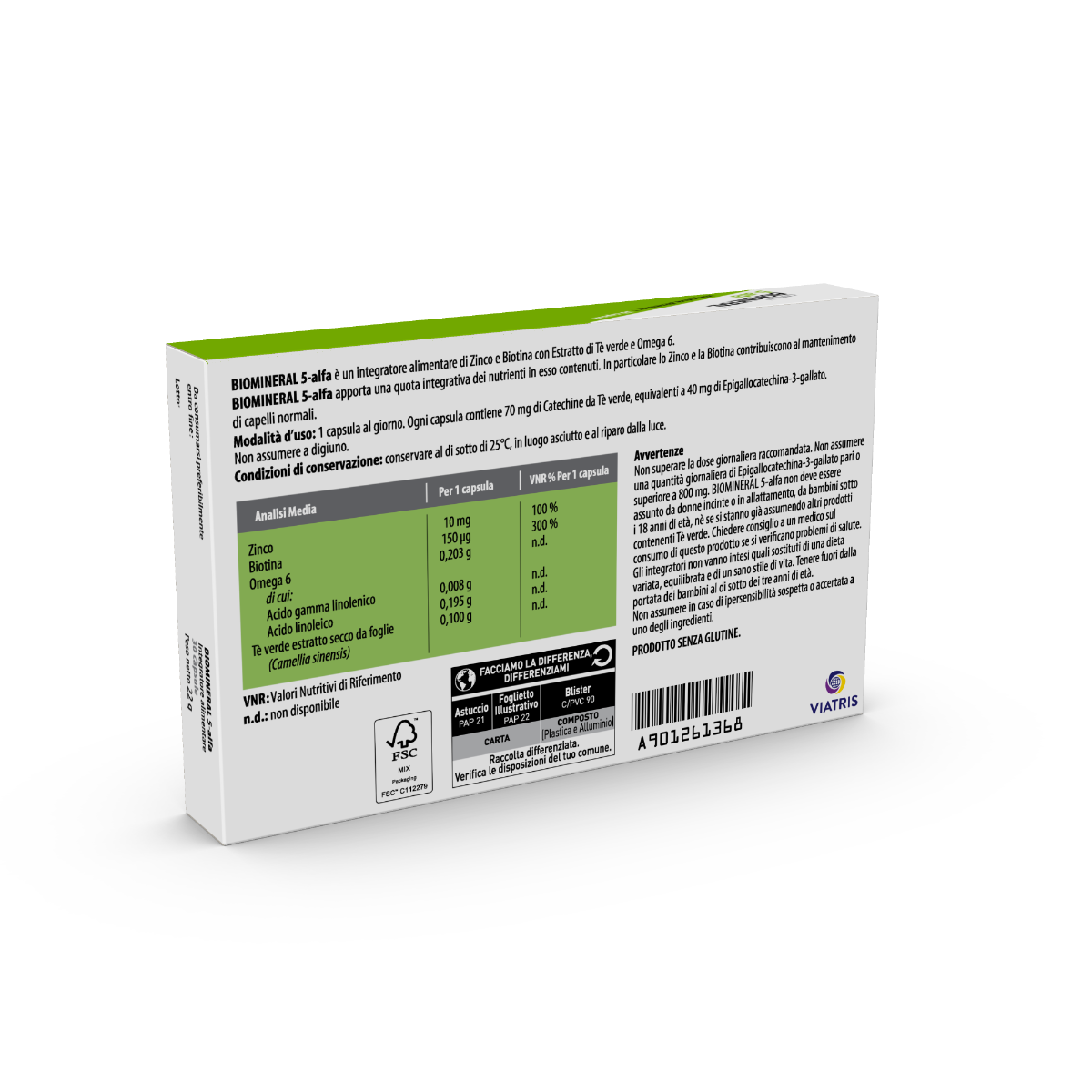 Biomineral 5 Alfa 30 Cápsulas-5