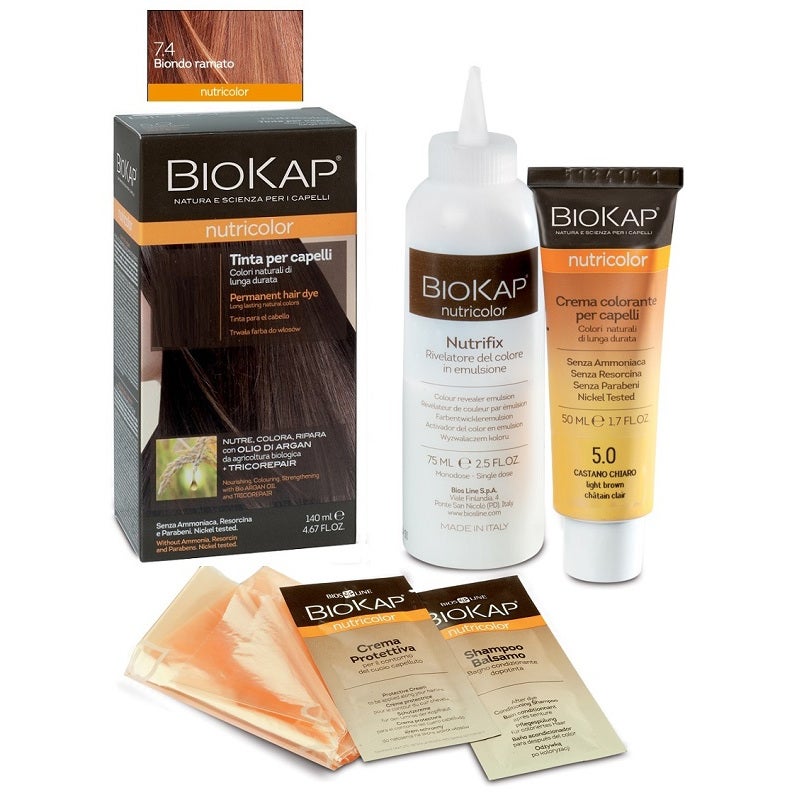 Biokap Nutricolor Color de Cabello 7.4 Rubio Cobre-2