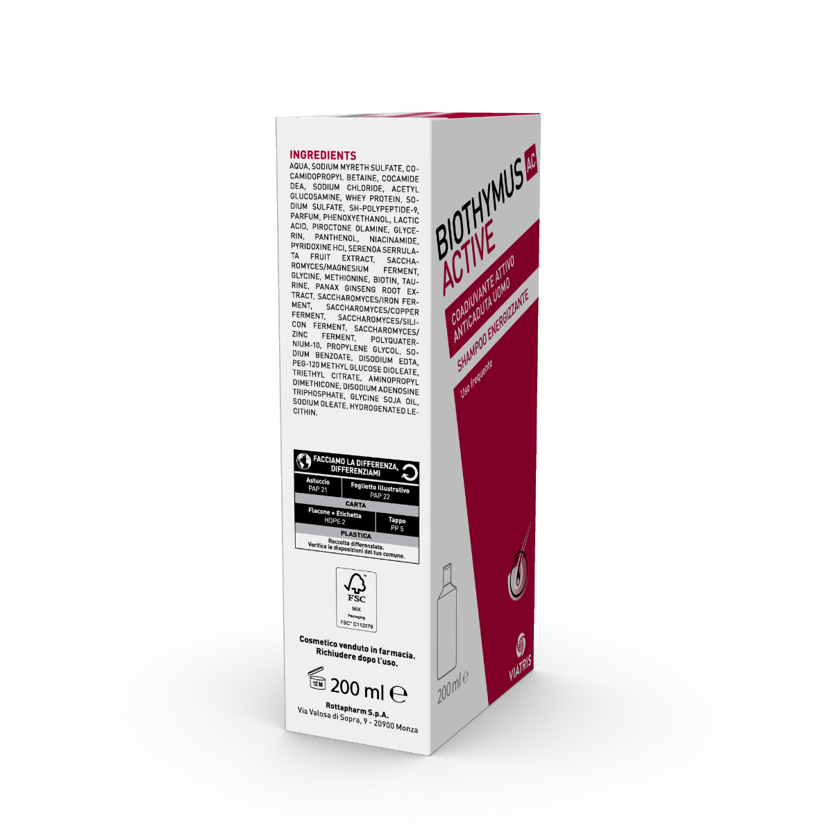 Biothymus AC Active Man Champú Energizante 200ml-3
