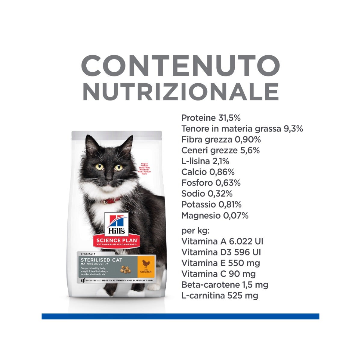 Hill's Science Plan Adult 7+ Sterilized Cat Croquetas de Pollo para Gatos Bolsa 1,5kg-10