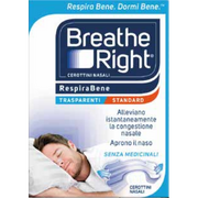 Breathe Right Cerotti Nasali Trasparenti 10 Pezzi