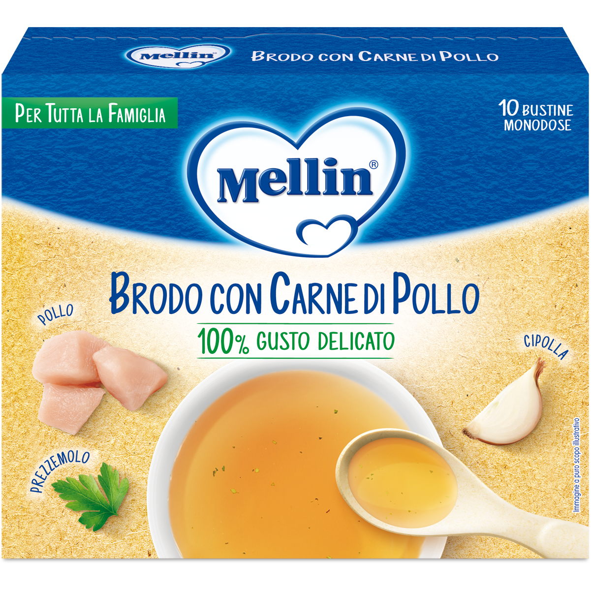 Mellin Caldo Carne Pollo 10 Sobres-2