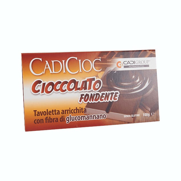 Cadicioc Glucomanano Barra De Chocolate Negro 100g-1