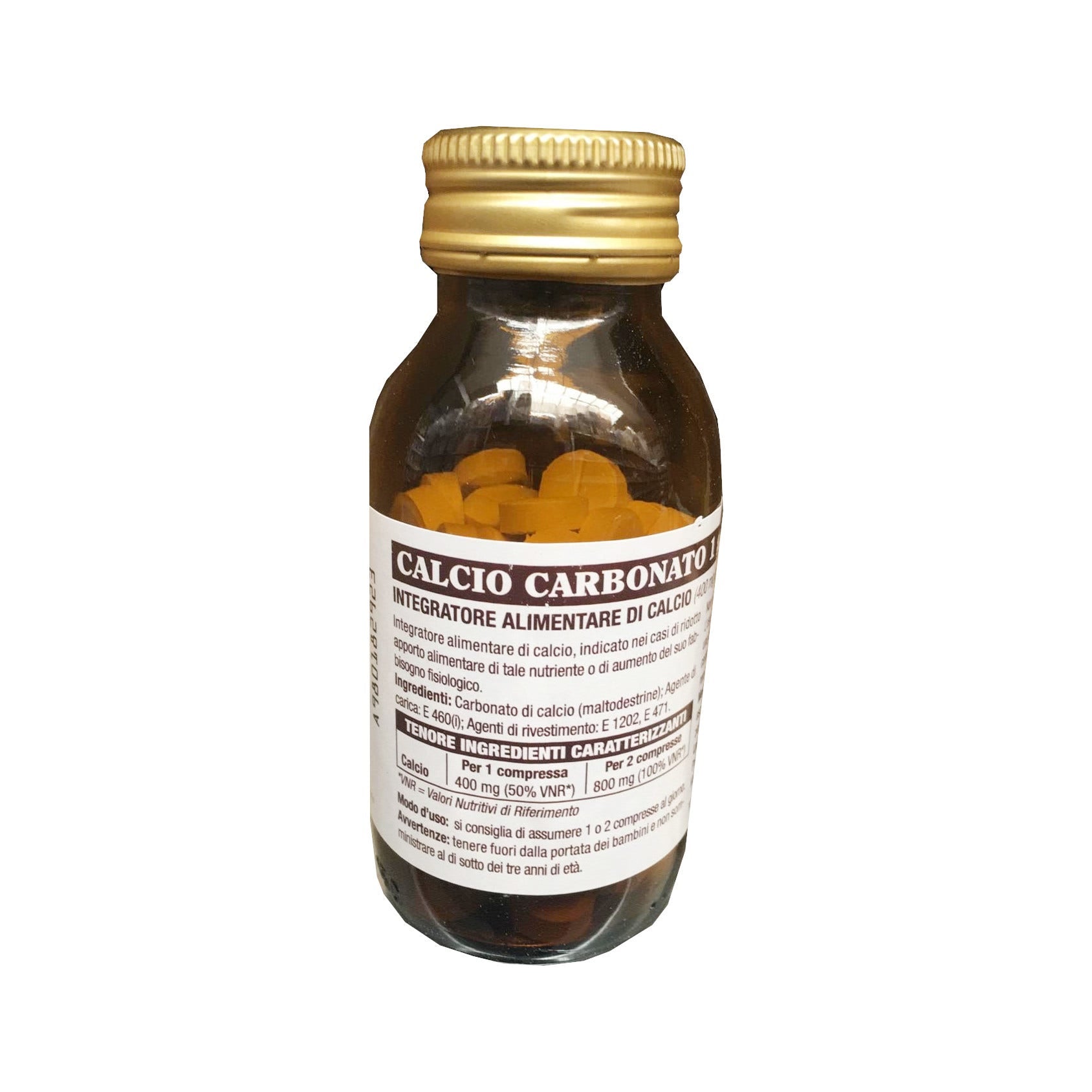 Carbonato cálcico 1 g, 100 comprimidos