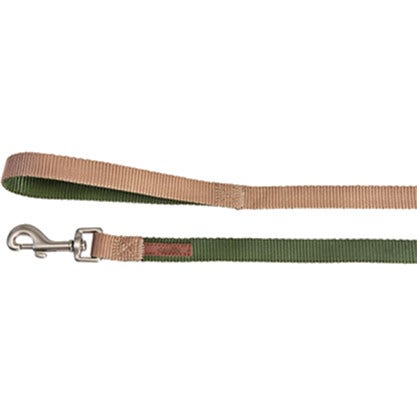 Camon Guinzaglio Doublepremium Bicolor Verde/Ecru 15x1200mm