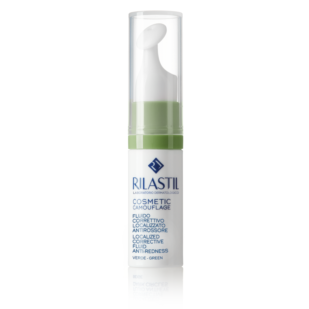 Corrector Fluido Verde Camuflaje Rilastil-2