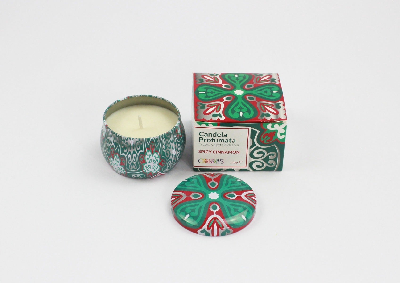 Vela aromática Colors Spicy Cinnamon 120 g