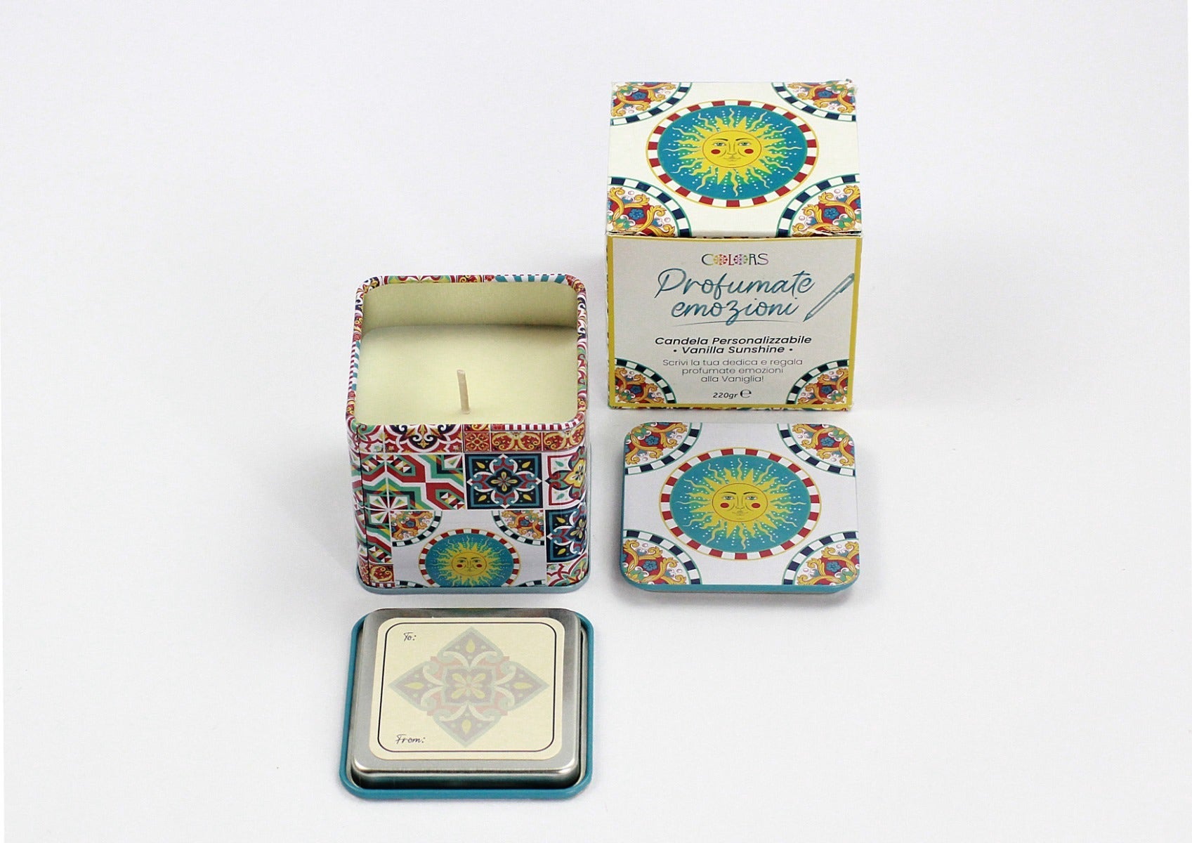 Colors Vela perfumada personalizable Vanilla Sunshine
