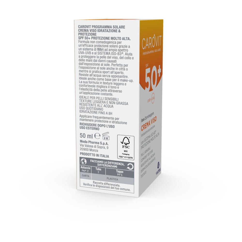 Carovit Crema Facial Solar SPF50+ 50ml-8