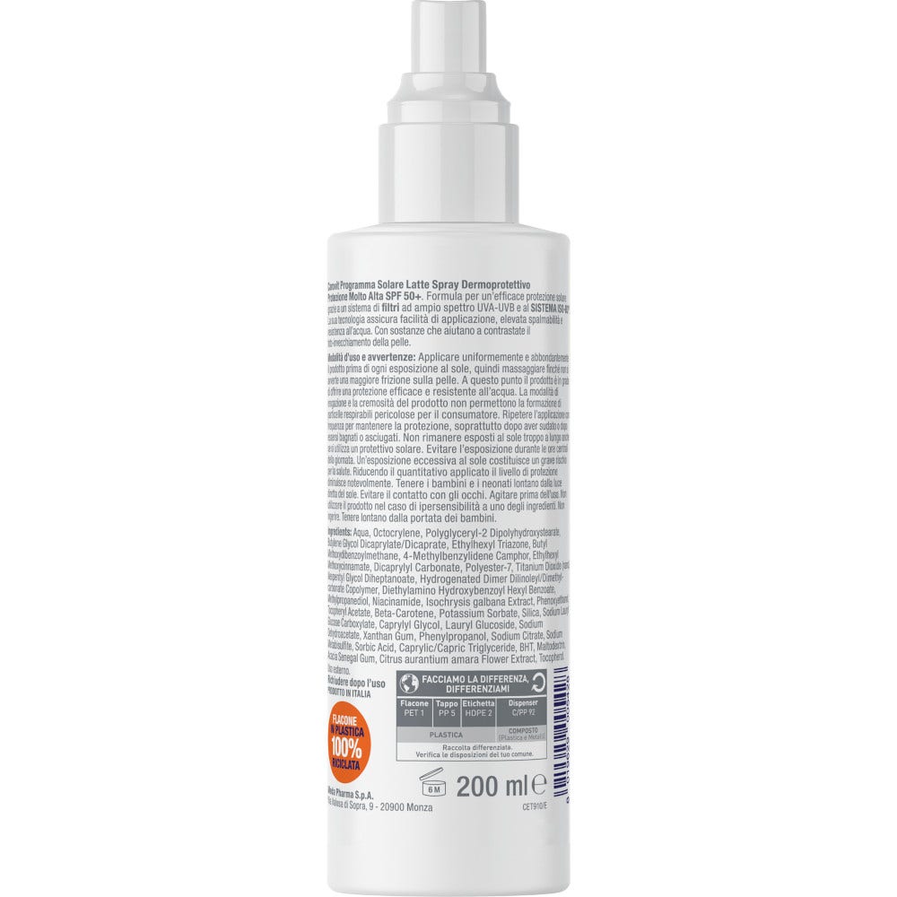 Carovit Leche Corporal Solar Spray SPF50+ 200ml-4
