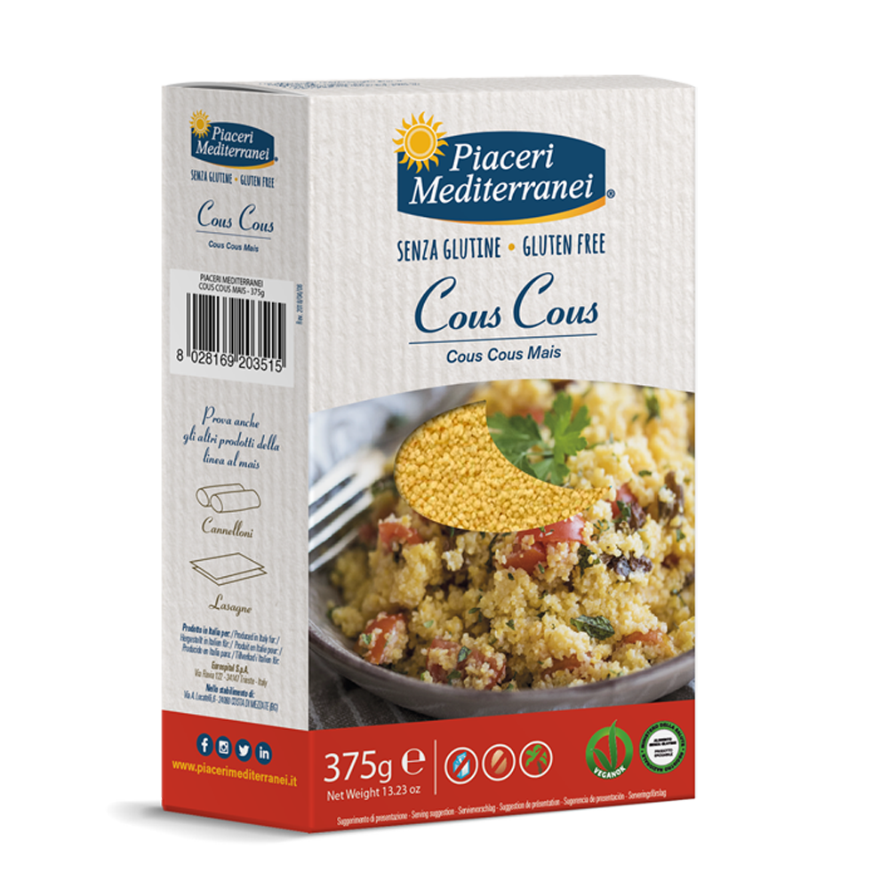 Mediterranean Pleasures Cous Cous Maíz 375g-2
